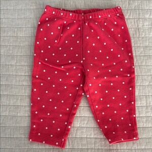 Carter's Red Polka Dot Kids Casual Bottoms